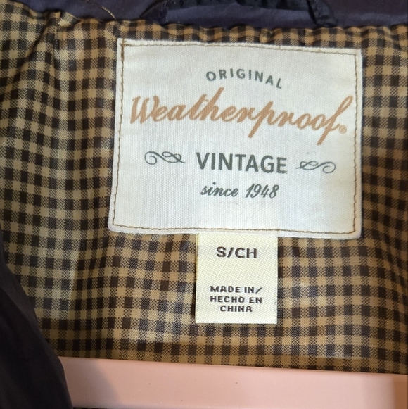 Weatherproof Women's Plum Quilted Utility Jacket (2b) - Picture 3 of 3